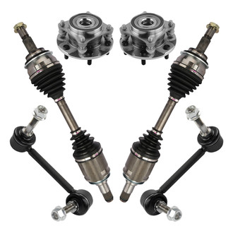 TRQ® - Front Axle Shaft and Suspension Kit