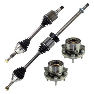 TRQ® - Front Axle Shaft and Suspension Kit