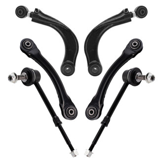 TRQ® - Rear Driver and Passenger Side Control Arm and Suspension Kit