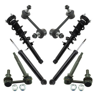 TRQ® - Front and Rear Shock Absorber and Suspension Kit