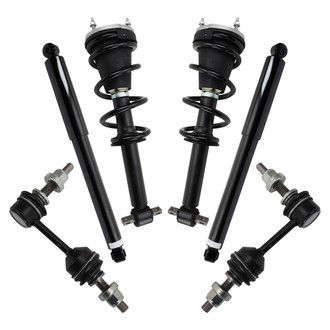 TRQ® - Front and Rear Shock Absorber and Suspension Kit