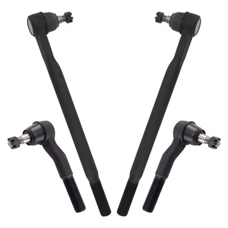 TRQ® - Front Inner and Outer Steering Tie Rod End Kit