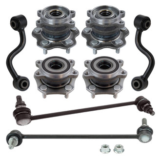 TRQ® - Front and Rear Sway Bar Link and Suspension Kit