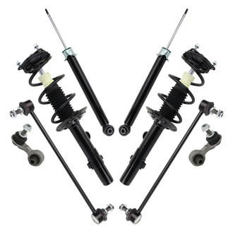 TRQ® - Front and Rear Shock Absorber and Suspension Kit
