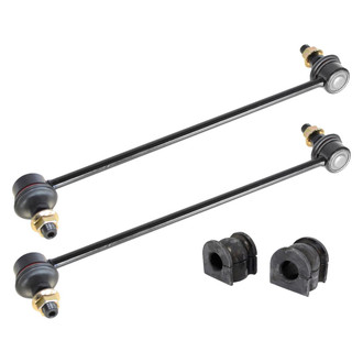 TRQ® - Front Driver and Passenger Side Sway Bar Link and Suspension Kit