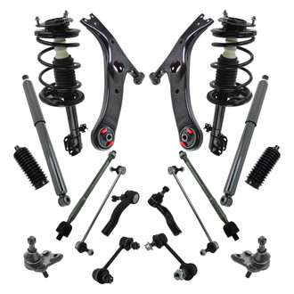 TRQ® - Front and Rear Shock Absorber and Suspension Kit