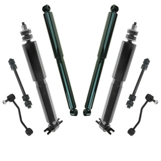 TRQ® - Front and Rear Shock Absorber and Suspension Kit