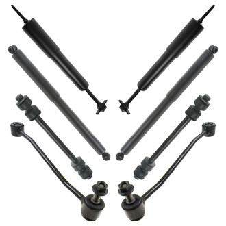 TRQ® - Front and Rear Shock Absorber and Suspension Kit