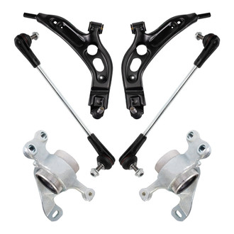 TRQ® - Front Steering Tie Rods and Suspension Kit