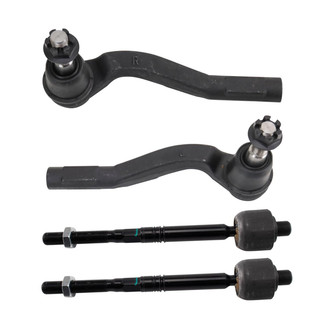 TRQ® - Front Inner and Outer Steering Tie Rod End Kit