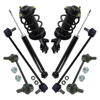 TRQ® - Front and Rear Shock Absorber and Suspension Kit