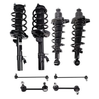 TRQ® - Front and Rear Shock Absorber and Suspension Kit
