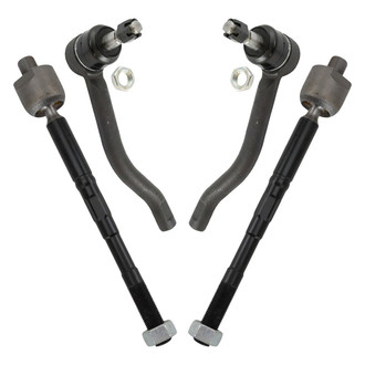 TRQ® - Front Steering Tie Rod End Kit