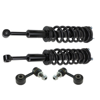 TRQ® - Front Driver and Passenger Side Shock Absorber and Suspension Kit