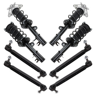 TRQ® - Front and Rear Sway Bar Link and Suspension Kit