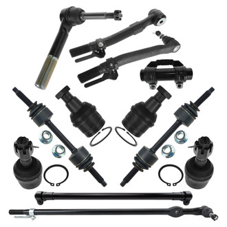 TRQ® - Front Drag Link and Suspension Kit
