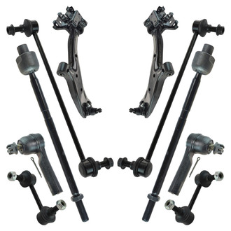 TRQ® - Front and Rear Control Arm and Suspension Kit