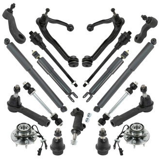 TRQ® - Front and Rear Control Arm and Suspension Kit