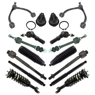 TRQ® - Front and Rear Control Arm and Suspension Kit