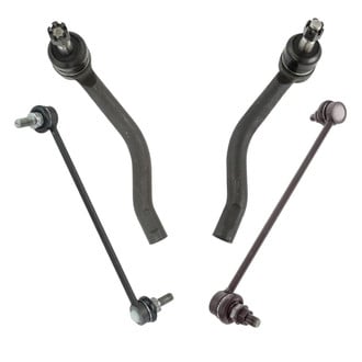 TRQ® - Front Steering Tie Rods and Suspension Kit