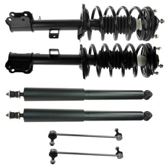 TRQ® - Front and Rear Shock Absorber and Suspension Kit