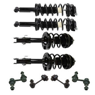 TRQ® - Front and Rear Shock Absorber and Suspension Kit