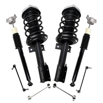 TRQ® - Front and Rear Shock Absorber and Suspension Kit