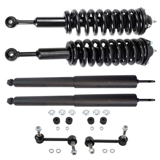 TRQ® - Front and Rear Shock Absorber and Suspension Kit