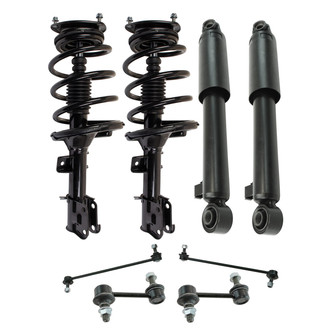 TRQ® - Front and Rear Shock Absorber and Suspension Kit