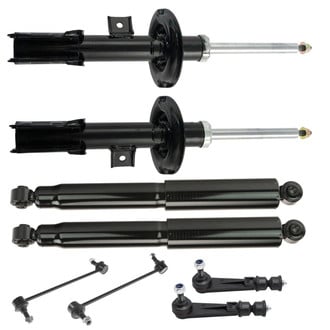 TRQ® - Front and Rear Shock Absorber and Suspension Kit