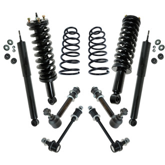 TRQ® - Front and Rear Control Arm and Suspension Kit