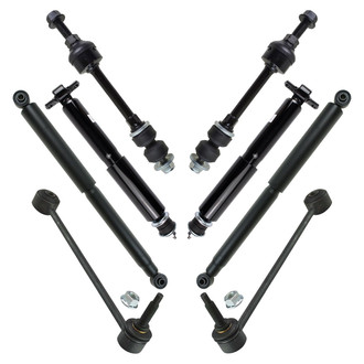 TRQ® - Front and Rear Shock Absorber and Suspension Kit