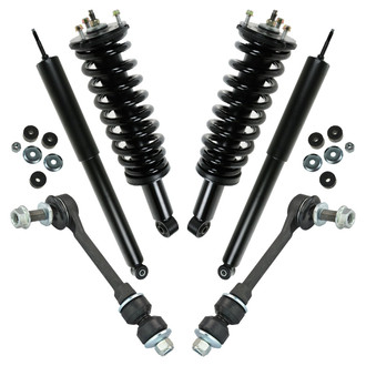 TRQ® - Front and Rear Shock Absorber and Suspension Kit