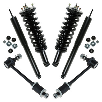 TRQ® - Front and Rear Shock Absorber and Suspension Kit
