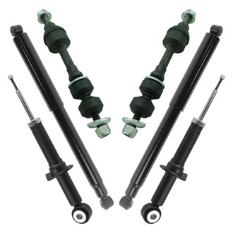 TRQ® - Front and Rear Shock Absorber and Suspension Kit