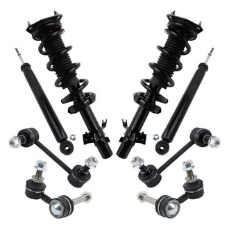 TRQ® - Front and Rear Shock Absorber and Suspension Kit