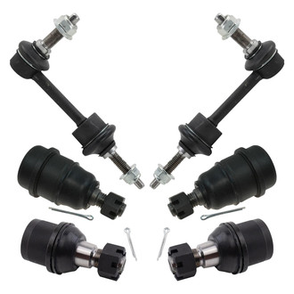 TRQ® - Front Driver and Passenger Side Ball Joint and Suspension Kit