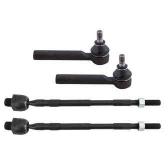 TRQ® - Front Inner and Outer Steering Tie Rod End Kit