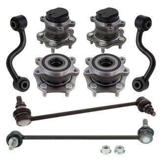 TRQ® - Front and Rear Sway Bar Link and Suspension Kit