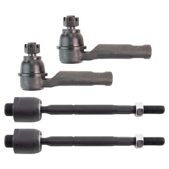 TRQ® - Front Driver and Passenger Side Steering Tie Rod End Kit