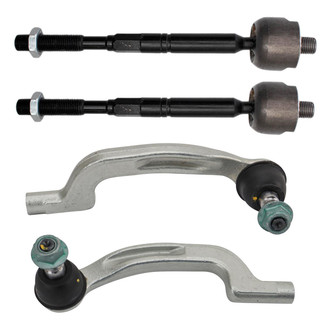 TRQ® - Front Inner and Outer Steering Tie Rod End Kit