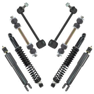 TRQ® - Front and Rear Shock Absorber and Suspension Kit