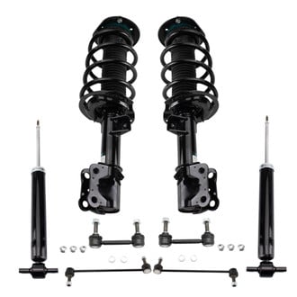 TRQ® - Front and Rear Shock Absorber and Suspension Kit