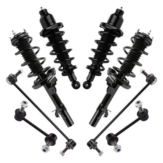 TRQ® - Front and Rear Shock Absorber and Suspension Kit