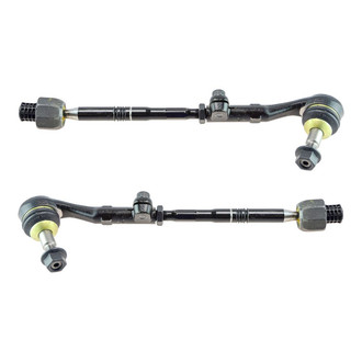 TRQ® - Front Driver and Passenger Side Inner and Outer Steering Tie Rod End Kit