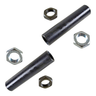 TRQ® - Front Driver and Passenger Side Tie Rod End Adjusting Sleeve