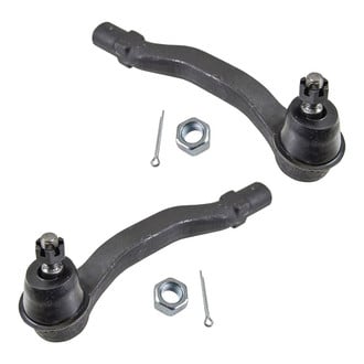 TRQ® - Front Driver and Passenger Side Outer Steering Tie Rod End Kit