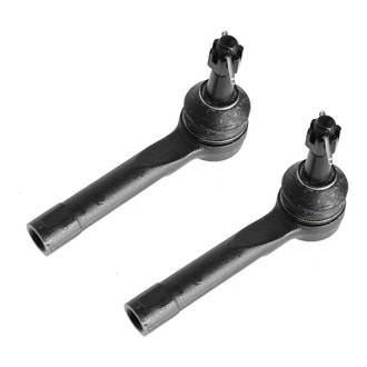TRQ® - Front Driver and Passenger Side Outer Steering Tie Rod End Kit