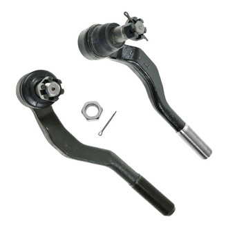 TRQ® - Front Driver and Passenger Side Outer Steering Tie Rod End Kit