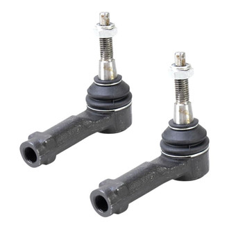 TRQ® - Front Driver and Passenger Side Outer Steering Tie Rod End Kit